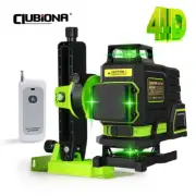 CLUBIONA Upgrade 4D 16 Lines Green Beam Laser Level Self-Leveling Remote Control