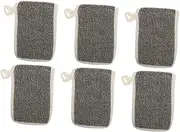 Vaguelly 6pcs Soap Net for Handmade Soap Storage Linen Pouches with Hanging Rope Lightweight Bath Supplies for Quick Drying and Making