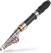 [Gigicloud] 1PCS Telescopic Fishing Rod 1.0m-2.3m Fishing Pole Glass Rod Super Short Mini Bass Bait Casting Fishing Rod