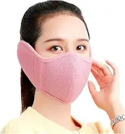 [Generic] Earmuffs Warm 2 in 1 women men Earmuffs Mouth Mask Windproof Winter Soft Thick Warm Ear Cover Solid Headphone Earlap for Boys Girls Warm Earmuffs
