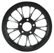 MANHATTAN BLACK 65 TOOTH PULLEY 1.5" HARLEY DYNA SOFTAIL TOURING FXR FXRS 86-99