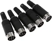 DIN Mini Pin Male Plug Audio Jack Connector for Keyboard/Mouse DIY 6 Pin