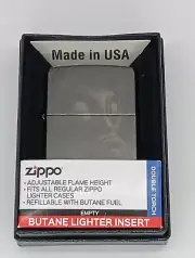Zippo Gas Mask High Polish 48588 "Double Torch" refillable Butane Lighter