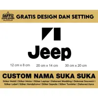 在飛比找蝦皮購物優惠-JEEP 吉普標誌切割貼紙