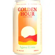 Golden Hour Seltzer Agave Lime Can 355mL