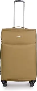 [Stratic] Light + Suitcase Soft Shell Travel Suitcase Trolley Suitcase Hand Luggage, TSA Suitcase Lock, 4 Wheels, Expandable