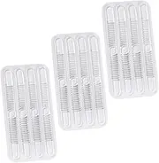 COMPUKAS 4Sets Transparent Heel Grips for Sandals Self Adhesive Shoe Liner Pads to Prevent Blisters and Chafing Easy to Carry for Travel Total