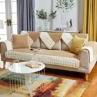 Nordic Thick Plush Sofa Cover Velvet Soft 1/2/3 Seater Lace Couch Slipcover