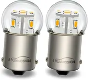 Ruiandsion 2pcs 1156 LED Bulb 12V BA15S P21W 7506 Warm White 3014 12SMD LED Chipsets LED Backup Reverse Turn Signal Tail Lights