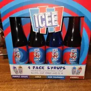 NEW ICEE Slushy Syrups (Cola, Cherry, Grape, Blue Raspberry) 6.1 oz Each, 4-Pack