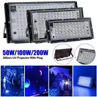 395nm 50-200W UV LED Black Light -High LED FloodLight Waterproof Party Halloween