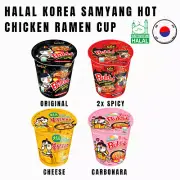 6 X Samyang Buldak Chicken Stir-Fry Ramen-Korean Ramen Cup - Halal