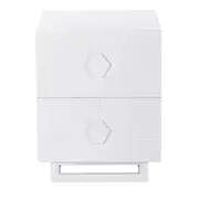 Alton Bedside Table - Small White