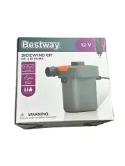 Bestway Car Outlet Air Pump Inflate Deflate Multi Use 12V Sidewinder Camp Pool