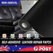 MODIGT PU Synthetic Leather Fabric Auto Seat Home Furniture Repair Patch Black