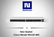 NEW Cisco Meraki MS130-48X-HW 48-Port Cloud Managed Network Switch