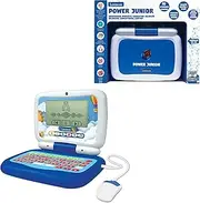 Lexibook, Power Junior, Bilingual Educational Laptop English/Spanish with 40 Activities Including a New Way to Learn How to Read and Count, JC398i2
