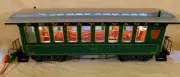 WARM WHITE LED LIGHTS 7/21V DC LGB LONG & SHORT PASSENGER CARS G SCALE TRAIN