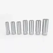Stahlwille Deep Socket Set, 3/8" Drive, Metric, 10 - 17mm