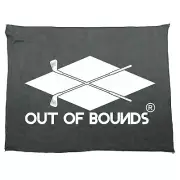 Out Of Bounds Breast Pocket Logo - Funny Novelty Gym Sports Towel