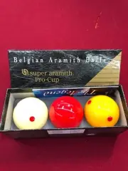 Aramith 61.5mm Super Pro-Cup Belgian Carom Ball Set