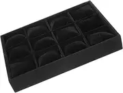 VERDANVERSE Jewelry Tray with Pillows Stackable Watch Organizer Bracelet Display Case for Efficient Jewelry Storage Compact Design for Easy Display Cabinets
