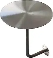 Outdoor Patio Side Table, Wall-Mounted Bistro Table Kitchen Dining Table Cocktail Bar Table, Conference Table Coffee Meeting Table for Home Office(40x40x45cm(15.7x15.7x17.7inch))