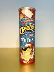 New Limited Edition Cheetos Snowy Cheese Ball White Cheddar Crunch Can 3.58oz