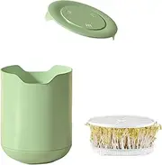 Mbiyhgta soy sprouts grow machine, soy sprouts box | bean planter box with lid, healthy larger capacity bean grower, automatic garden bean sprouts for and beans