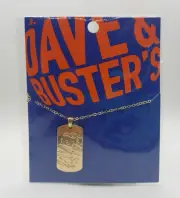 Dave and Busters & Dog Tag Winners Circle Necklace Logo Prize