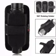 3 Types Outdoor Tactical Flashlight Torch Holster Holder Belt Pouch Carry Case