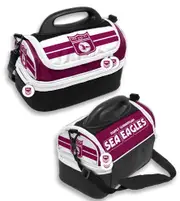 Manly Warringah Sea Eagles NRL Retro Design Insulated School Lunch Box dome Cooler BAG