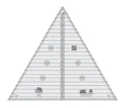(US Seller) Creative Grids 60 degree Triangle 12-1/2in Quilt Ruler CGRT12560