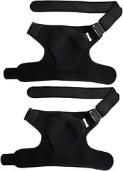 Baluue 2pcs Men's Shoulder Support Brace Shoulder Protection Sleeve for Sports Compression Sleeve Adjustable Straps