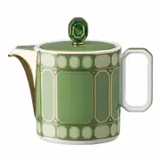 Rosenthal Swarovski Signum 6 oz. Creamer with Lid in Fern Green