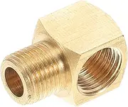 CHILDWEET Brass Elbow Metals Brass Pipe Fitting 90 Degree Brass Connector Fittings Brass Gas Pipe Connectors Brass Pipe Joints Gas Pipeline Turning Elbows Connector for Gas Pipe Golden