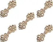 Sclmgo 5 Pack Cloak Clasp Fasteners for Women's Coats And Dresses