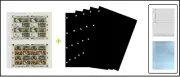 5 Kobra G52E +G50S additional sheets A4 2x215x149mm+Black Interleaving pages