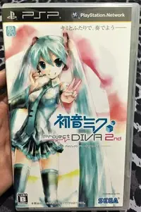 在飛比找Yahoo!奇摩拍賣優惠-幸運小兔 PSP 初音未來  名伶計畫 2nd 初音ミク P