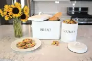 White Bread Box + Cookie Jar