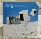 RING Spotlight Cam Battery (2 Pack) 1080p Wi-Fi Camera White SEALED NEW