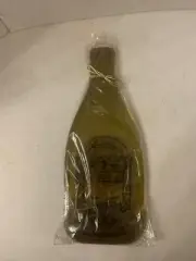 Flat Glass Nappa Wine Bottle Green Cheese Tray Spoon Rest Décor piece 12'' *NEW