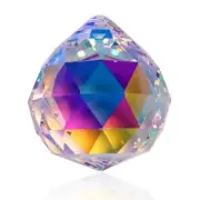 Asfour Crystal Ball 30% Lead Sun Catchers AB Crystal Prism - 40mm - Box of 40