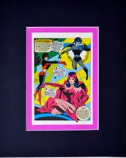 BLACK WIDOW WASP SCARLET WITCH PRINT Professionally Matted