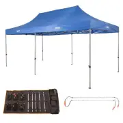 Kings Gazebo 6mx3m + Complete 5Bar Camp Light Kit + LED Camp Light Extension Kit