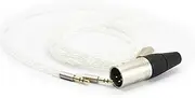 NewFantasia HiFi Cable 4-pin XLR Balanced Male Compatible with Hifiman HE4XX, HE-400i (The Latest Version with Both 3.5mm Plug) Headphones Silver Plated Replacement Audio Upgrade Cable