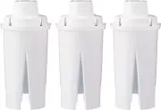 Amazon Basics Replacement Water Filters for Pitchers, Compatible with Brita, 3-P