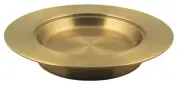 Communion Ware | Communion Bread Plate | Stainless Steel – Matte Gold Finish