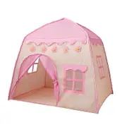 Tg-ct002 Children Play Tent Princess House Castle Kids Play Game House Room Decoration - Blue / Star Pink Flower