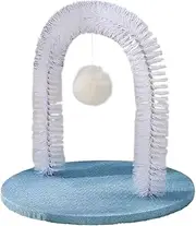 Cat Scratcher, Cat Arch Groomer Scratching Massager Board, Arch Massage Brush Shedding Hair Remover Shedding Rubbing Post for Balcony Indoor Back